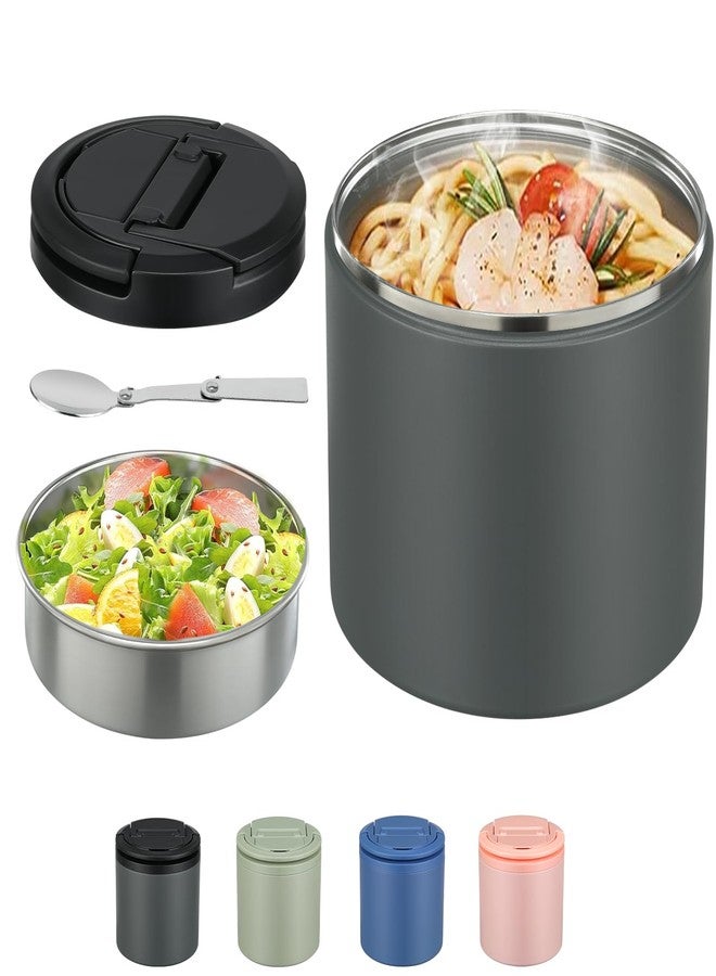 Elipark Thermo for Hot Food, Soup Thermo for Adults 40oz Lunch Containers Wide Mouth, Insulated Food Container Leak Proof Vacuum Stainless Steel With Carry Handle and Spoon BPA Free - Image 1